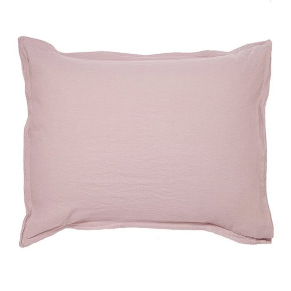BUNGALOW ROSE Quade Stonewash Pink Standard Pillow Sham Case NEW NIP - Picture 1 of 4